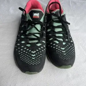 Nike | Shoes | Nike Air Fingertrap Max Black Green Pink Glow  display picture 2
